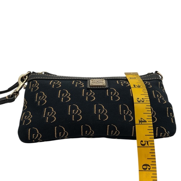 Dooney & Bourke Black Monogram Wristlet - Picture 6 of 8